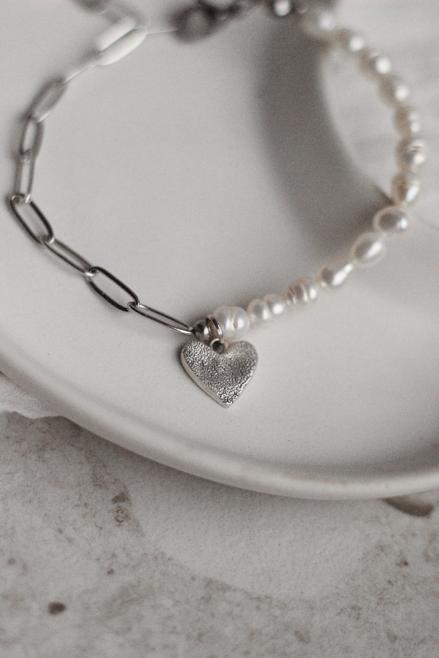 Perlmutt Armband mit personalisiertem Abdruck