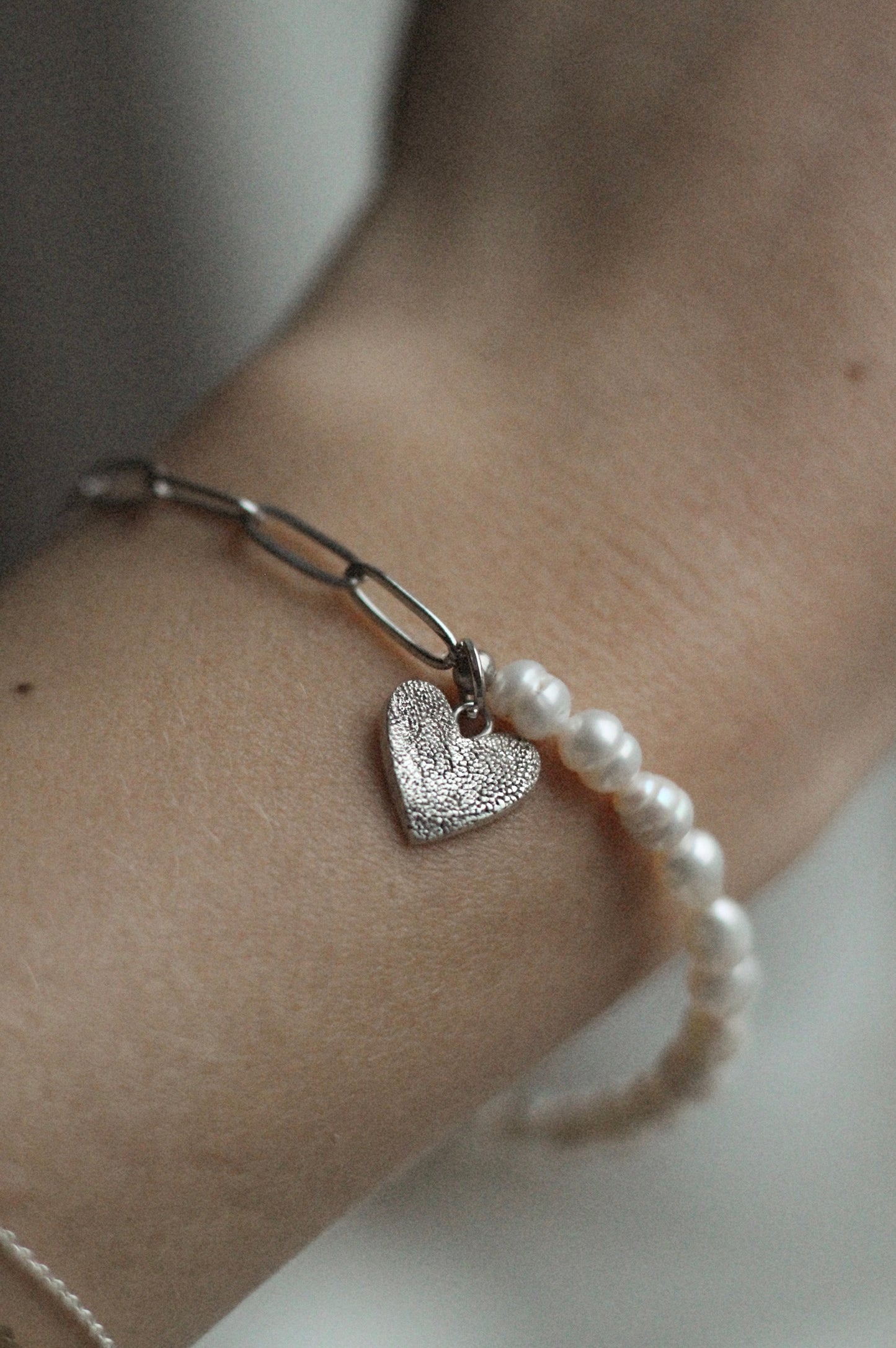 Perlmutt Armband mit personalisiertem Abdruck